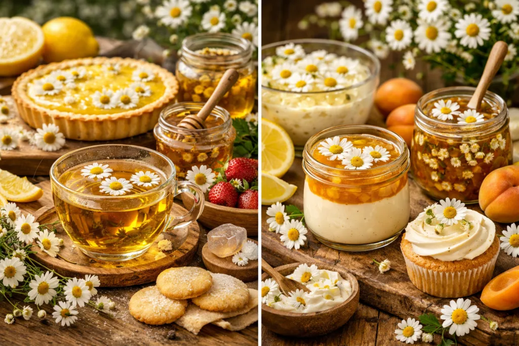 Camomila na Gastronomia