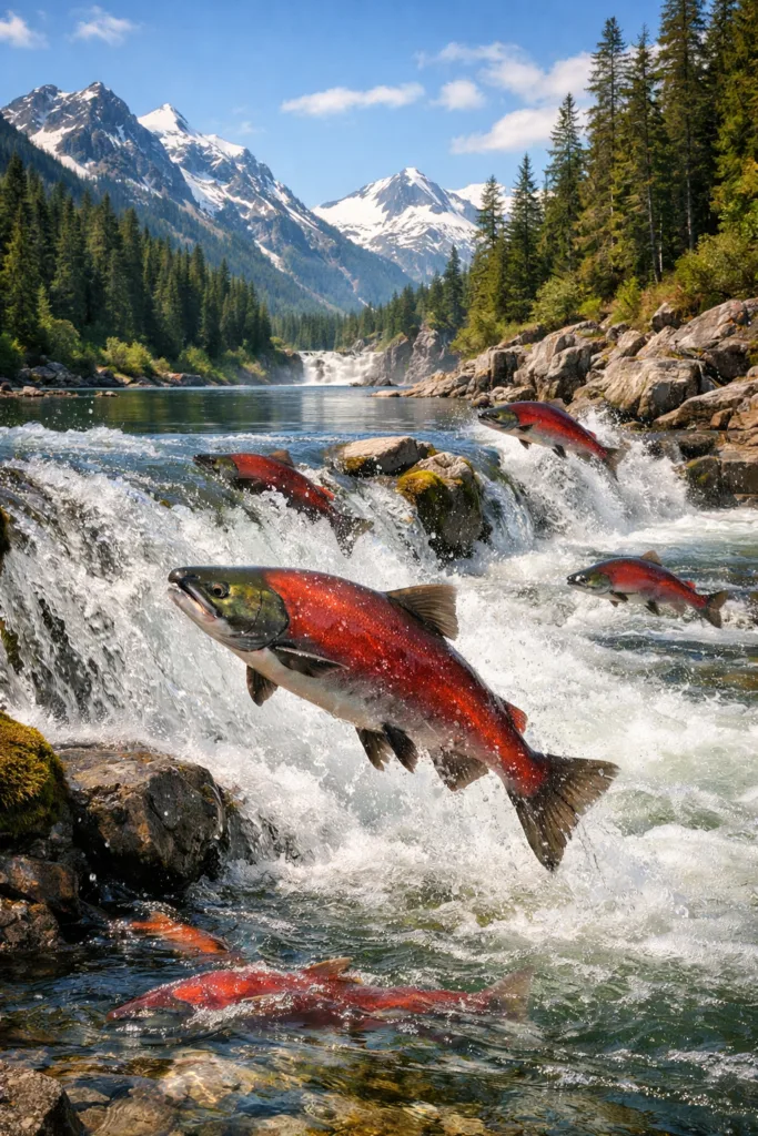 Salmão na Natureza