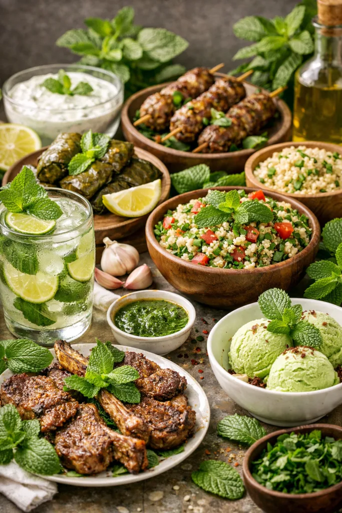 Hortelã na Gastronomia